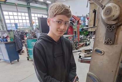 Die Brack Landtechnik AG in Unterstammheim hatte Besuch von zwei interessierten Jungs. Björn Steinmann …