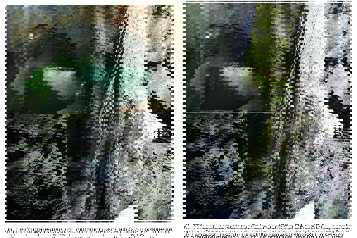 Tiefengrundwasser kennen und nutzen wir alle: In Thermalbädern und natürlichen Aufstössen wie der Taminaschlucht (Bilder aus der Studie von Hans Burger (2016)
